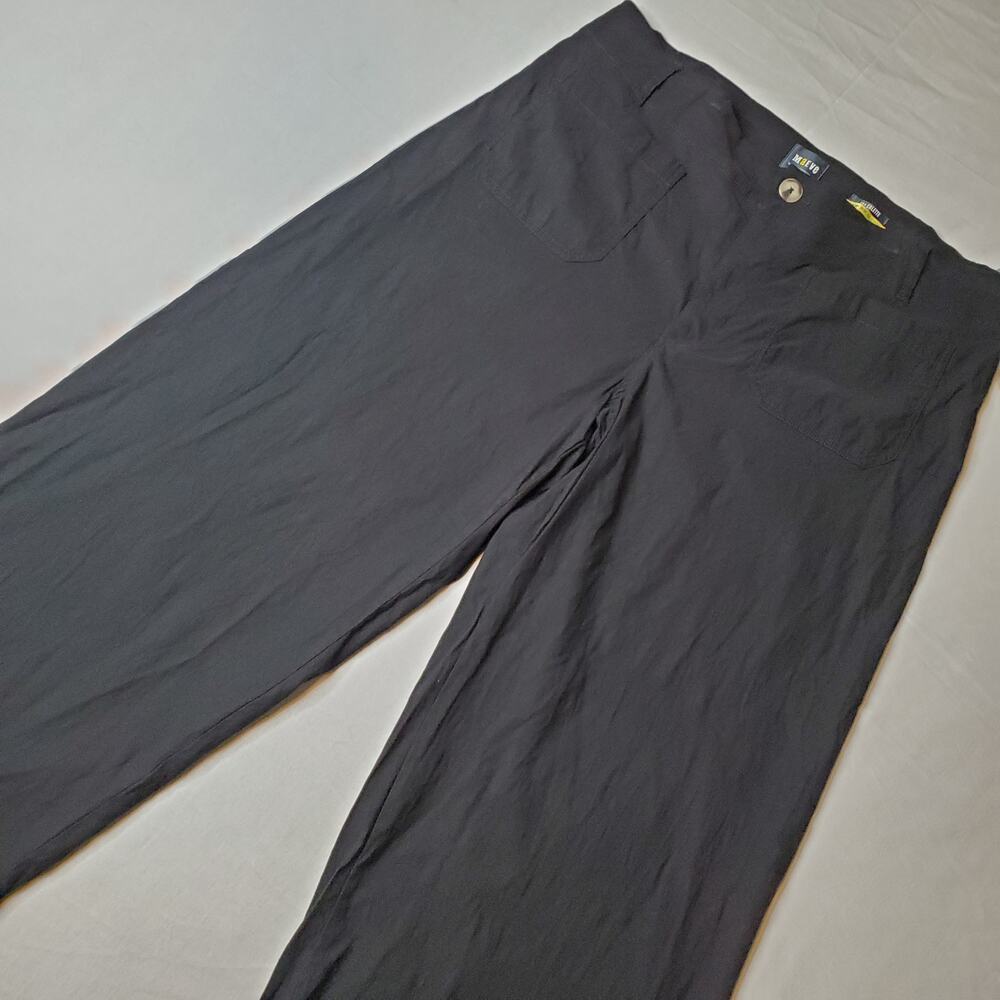Anthropologie Wide-Leg Pants in Black